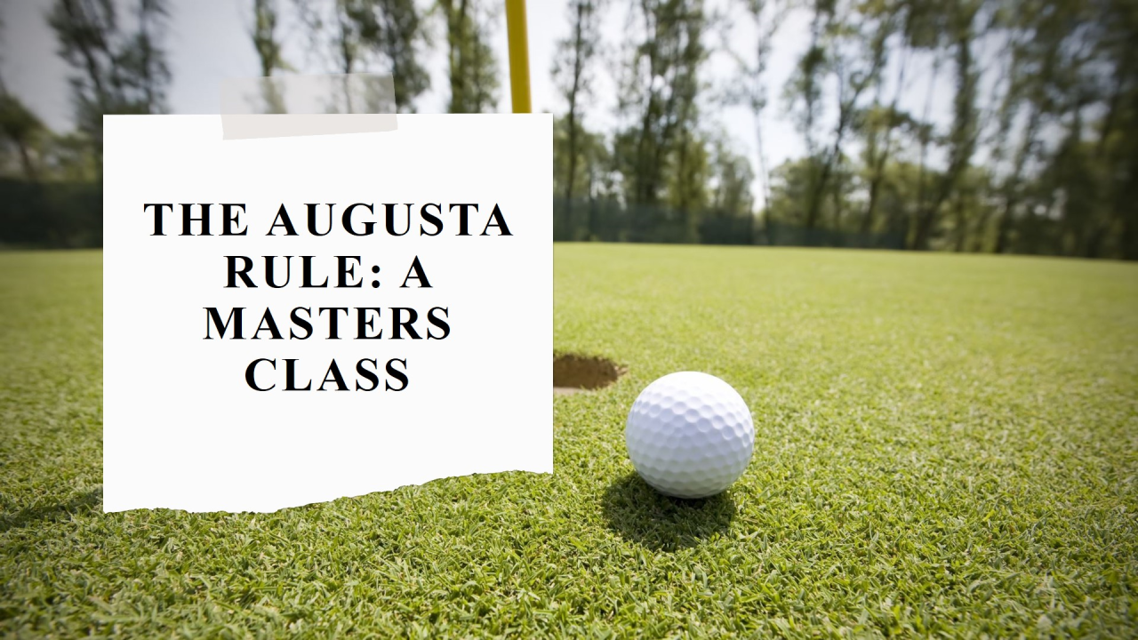 The Augusta Rule: A Masters Class In Rental Tax Benefits