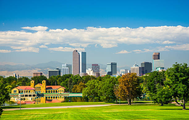 Washington Park, Denver Colorado Skyline